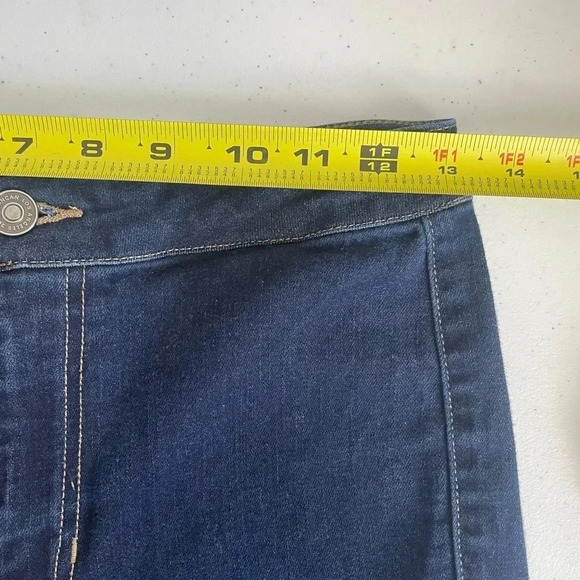 KanCan High Rise Extreme Flare Jeans 5 26x32” Dark Wash Denim Bell Bottoms 0050 - Picture 10 of 12